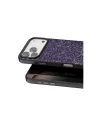 Onegif Apple İphone 17 Pro Max Bright Simli Kapak - Derin Mor