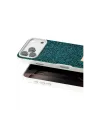 Onegif Apple iPhone 17 Pro Max Bright Simli Kapak - Koyu Yeşil
