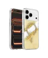 Onegif Apple İphone 17 Pro Max Lotus Simli Magsafe Kapak - Gümüş