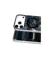 Onegif Apple iPhone 17 Pro Max Mila Dalgalı Magsafe Kapak - Lacivert