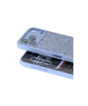 Onegif Apple iPhone 18 Pro Bright Simli Kapak - Mavi