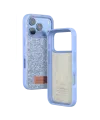 Onegif Apple iPhone 18 Pro Max Bright Simli Kapak - Mavi
