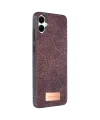 Onegif Samsung Galaxy A06 Bright Simli Kapak - Derin Mor