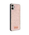 Onegif Samsung Galaxy A07 4G Bright Simli Kapak - Pembe