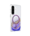 Onegif Samsung Galaxy A56 Lotus Simli Magsafe Kapak - Mor