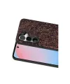Onegif Samsung Galaxy S24 Fe Bright Simli Kapak - Derin Mor