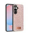 Onegif Samsung Galaxy S24 Fe Bright Simli Kapak - Pembe