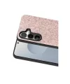 Onegif Samsung Galaxy S25 Bright Simli Kapak - Pembe
