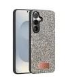 Onegif Samsung Galaxy S25 Plus Bright Simli Kapak - Gümüş