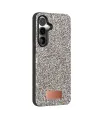 Onegif Samsung Galaxy S25 Plus Bright Simli Kapak - Gümüş