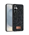 Onegif Samsung Galaxy S25 Plus Bright Simli Kapak - Siyah