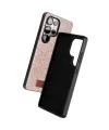 Onegif Samsung Galaxy S25 Ultra Bright Simli Kapak - Pembe
