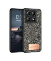 Onegif Xiaomi Mi 14t Pro Bright Simli Kapak - Gümüş