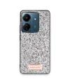 Onegif Xiaomi Redmi 13c Bright Simli Kapak - Gümüş