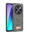 Onegif Xiaomi Redmi 14c Bright Simli Kapak - Gümüş