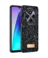 Onegif Xiaomi Redmi 14c Bright Simli Kapak - Siyah