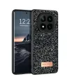 Onegif Xiaomi Redmi Note 14 Pro 4g Bright Simli Kapak - Siyah