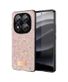 Onegif Xiaomi Redmi Note 14 Pro 5G Bright Simli Kapak - Pembe