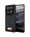 Onegif Xiaomi Redmi Note 14 Pro 5g Bright Simli Kapak - Siyah