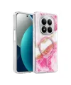 Onegif Xiaomi Redmi Note 15 Pro Plus 5g Lotus Simli Magsafe Kapak - Pembe