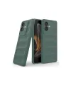 Oppo A3 Kılıf Optimum Silikon - Koyu Yeşil