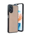 Oppo A38 Kılıf Aras Deri Kapak - Pudra