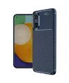 Oppo A38 Kılıf Auto Focus Karbon Kapak - Lacivert