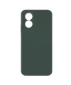 Oppo A38 Kılıf First Silikon - Koyu Yeşil