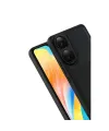 Oppo A38 Sara Kartvizitli Deri Kılıf - Siyah