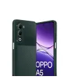 Oppo A5 4g Auto Focus Karbon Kapak - Koyu Yeşil