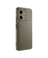Oppo A5 Pro 4g Kılıf Auto Focus Karbon Kapak - Kahverengi