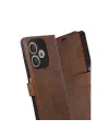 Oppo A5 Pro 4g Trend S Plus Kapaklı Kılıf - Taba