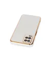 Oppo A54 4g Kılıf Volet Silikon - Beyaz