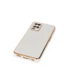 Oppo A54 4g Kılıf Volet Silikon - Beyaz