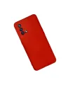 Oppo A74 4g Kılıf Nano İçi Kadife Silikon - Kırmızı