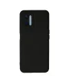 Oppo A96 Kılıf Nano İçi Kadife Silikon - Siyah