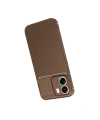 Oppo Oppo A6t 5g Auto Focus Karbon Kapak - Kahverengi