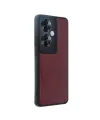 Oppo Reno 11f Kılıf Aras Deri Kapak - Bordo