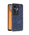 Oppo Reno 11f Kılıf Aras Deri Kapak - Lacivert