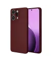 Oppo Reno 14 First Silikon - Bordo