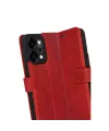 Oppo Reno 14 Trend S Plus Kapaklı Kılıf - Kırmızı