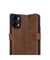 Oppo Reno 14 Trend S Plus Kapaklı Kılıf - Taba