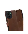 Oppo Reno 14f Trend S Plus Kapaklı Kılıf - Taba