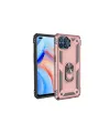 Oppo Reno 4 Lite Kılıf Sofya Yüzüklü Silikon Kapak - Rose