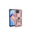 Oppo Reno 4 Lite Kılıf Sofya Yüzüklü Silikon Kapak - Rose