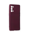 Oppo Reno 5 Pro Kılıf First Silikon - Mürdüm