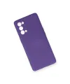 Oppo Reno 5 Pro Kılıf Nano İçi Kadife Silikon - Mor
