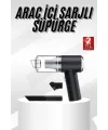 Oto Araç Ev Taşınabilir El Tipi Süpürge Mini Araç Süpürgesi Vakumlu