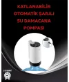 Otomatik Şarjlı Damacana Pompası Ev Ofis Kamp Kullanım