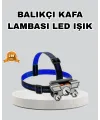 Outdoor Ve Gece Balıkçılığı İçin Led Kafa Lambası – Usb Şarjlı, 60° Ayarlanabilir Far